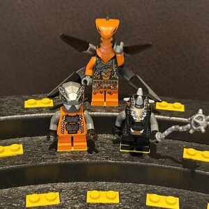 LEGO Ninjago Minifigures - lot of 3  chokun, viper flyer,‎ Bytar